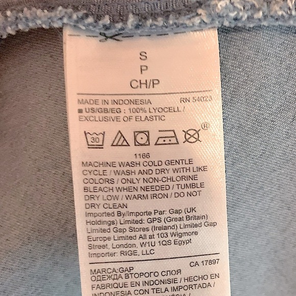 GAP soft brushed denim-style dress — like new! - Picture 6 of 6